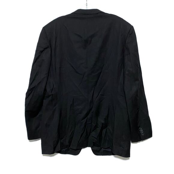 Z Zegna Classic Natural Comfort Black Blazer Suit Jacket 46R Wool Made In Spain - Picture 5 of 14